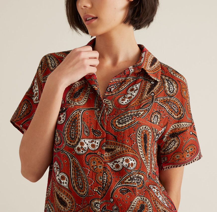 See'd Heritage Paisley Print Shirt
