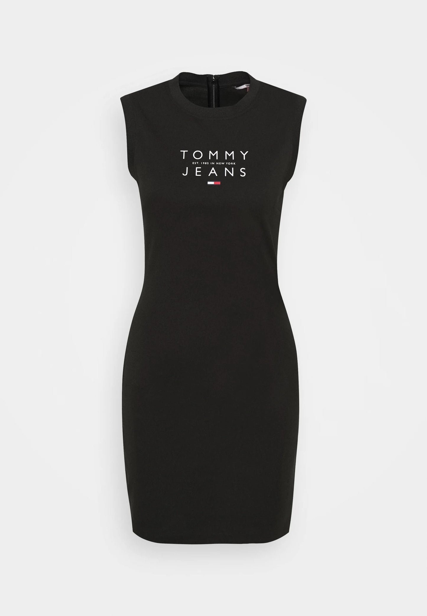Tommy Hilfiger Black Sleeveless Bodycon Dress – Effortless Casual Chic